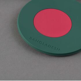 カジュアルプロダクト ワールドフラッグコースター バングラデシュ 国旗モチーフ