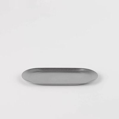 ヴィンテージイノックス オーバルキャッシュトレー コイントレー カフェレストラン